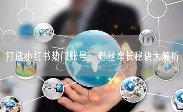 打造小红书热门账号：粉丝增长秘诀大解析