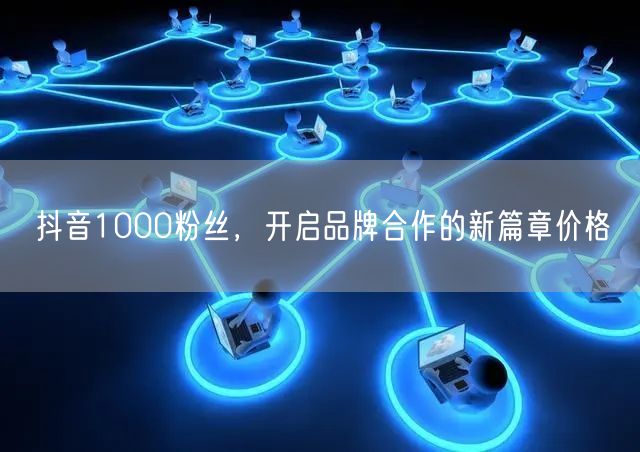 抖音1000粉丝，开启品牌合作的新篇章价格