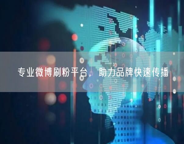 专业微博刷粉平台，助力品牌快速传播