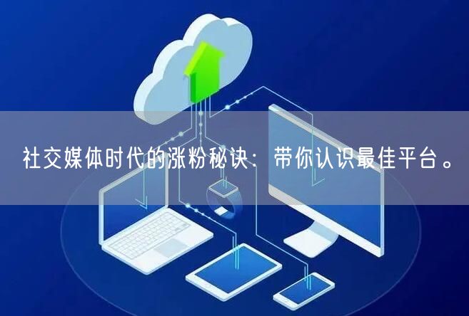 社交媒体时代的涨粉秘诀：带你认识最佳平台。