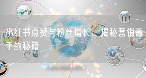 小红书点赞与粉丝增长：揭秘营销高手的秘籍