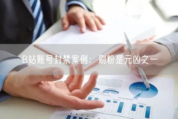 B站账号封禁案例：刷粉是元凶之一